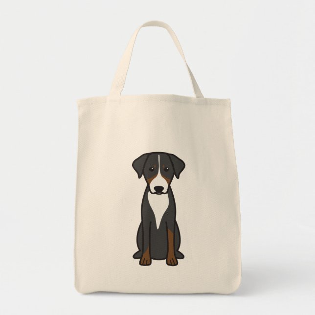Bolso De Tela Appenzeller Sennenhund (Frente)