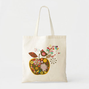 Bolso De Tela Apple adornado