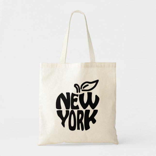 Bolso De Tela Apple de Nueva York (Frente)