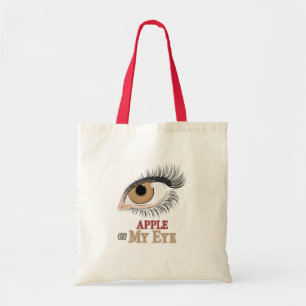 Bolso De Tela Apple of My Eye Eyelashes Art