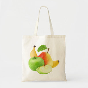 Bolso De Tela Apple, pera y plátano