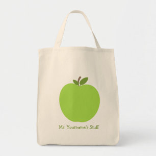 Bolso De Tela Apple verde personalizó al profesor