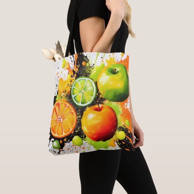 Bolso De Tela Apple y Citrus Burst (Detalle)