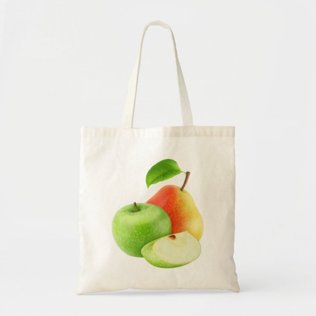 Bolso De Tela Apple y pera (Frente)