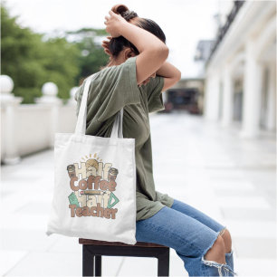 Bolso De Tela Apreciación de medio café medio profesor