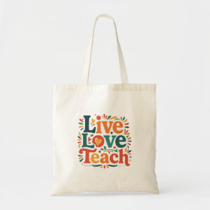 Bolso De Tela Apreciación de profesores de Live Love Teach