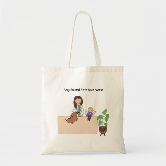 Bolso De Tela Apreciación de Vet Tote Bag (Frente)
