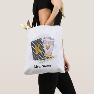Bolso De Tela Apreciación del profesor de guardería personalizad