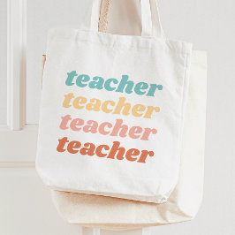 Bolso De Tela Apreciación del profesor tipográfico Boho