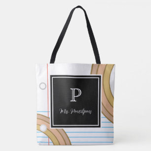 Bolso De Tela Apreciación moderna y personalizada de los profeso
