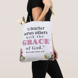 Bolso De Tela Apreciación personalizada del profesor