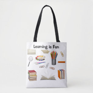 Bolso De Tela Aprendizaje de profesores es divertido
