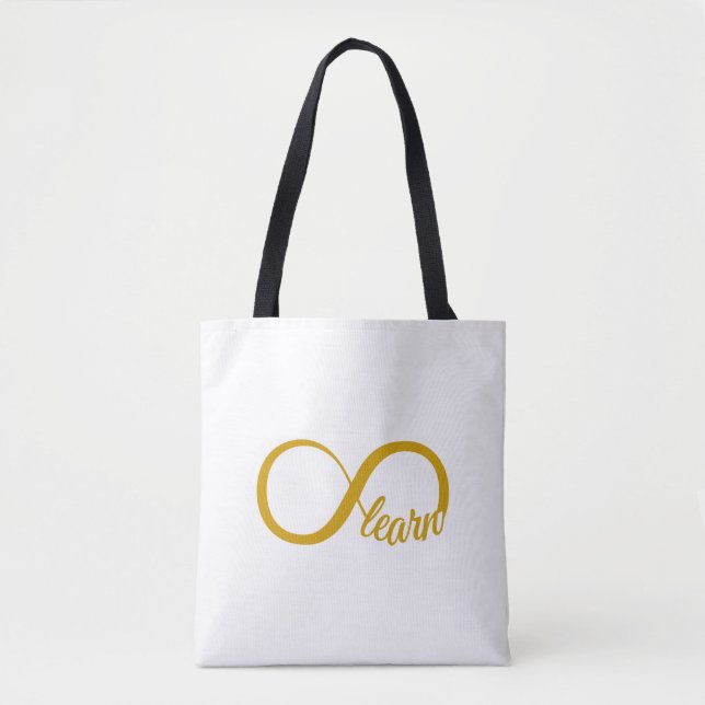 Bolso De Tela Aprendizaje infinito (Anverso)