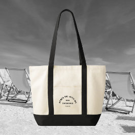 Bolso De Tela Après Ski With Me Escudo De Esquí Negro De Inviern