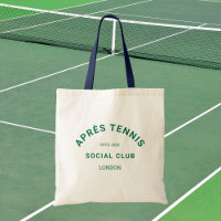 Après Tennis Social Club Crest Verde Tirantes Navy