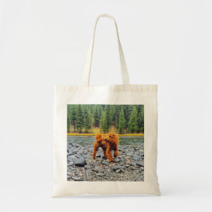 Bolso De Tela Apricot Poodle - Regalo de Personalizable