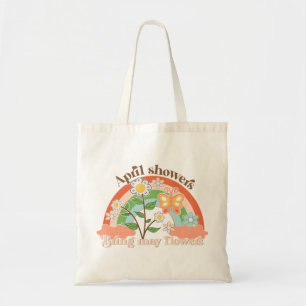 Bolso De Tela April Shower Bring May Flowers Spring