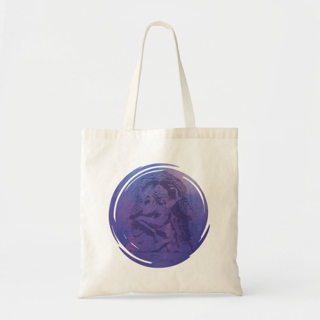 Bolso De Tela Apsara - Púrpura (Frente)