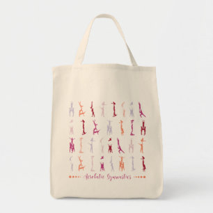 Bolso De Tela Aptitudes de gimnasia acrobática Montage Tote Bag