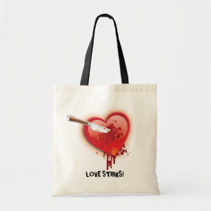 Bolso De Tela Apuñáleme en las Anti-Tarjetas del día de San