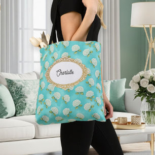 Bolso De Tela Aqua Aquamarine Tote Bag