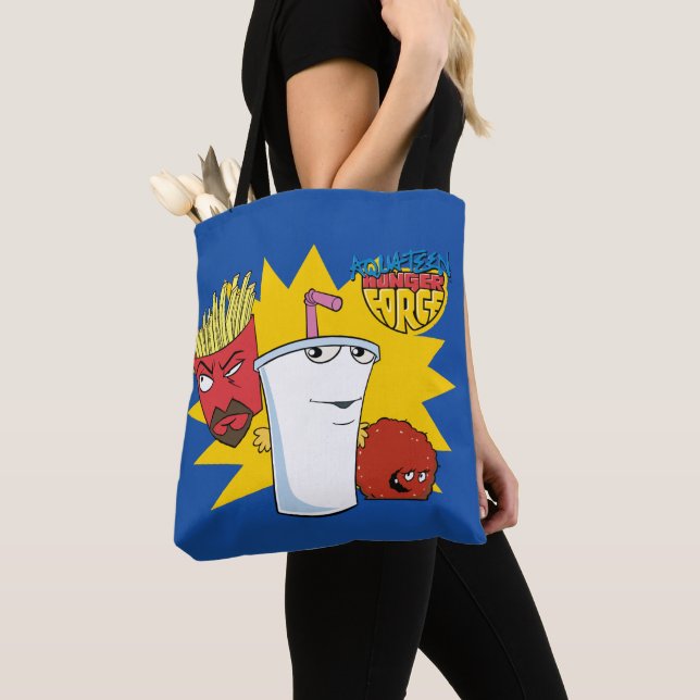 Bolso De Tela Aqua Teen Hunger Force Explosive Graphic (Detalle)