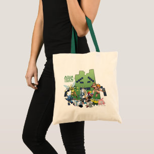Bolso De Tela Aqua Teen Hunger Force Villains