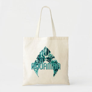 Bolso De Tela Aquaman el   Orin, Mera, Orm y Manta negro en