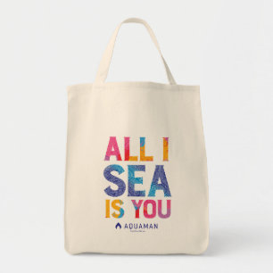 Bolso De Tela Aquaman el "todo mar de I es usted" Paisley