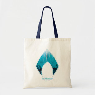 Bolso De Tela Aquaman el   ve a través el gráfico del océano 