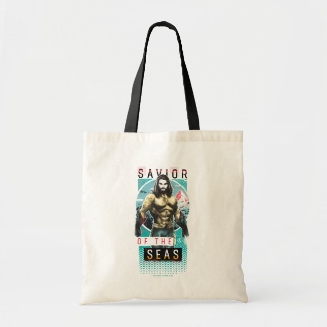 Bolso De Tela Aquaman | Gráfico modernista "Salvador De Mares" (Frente)