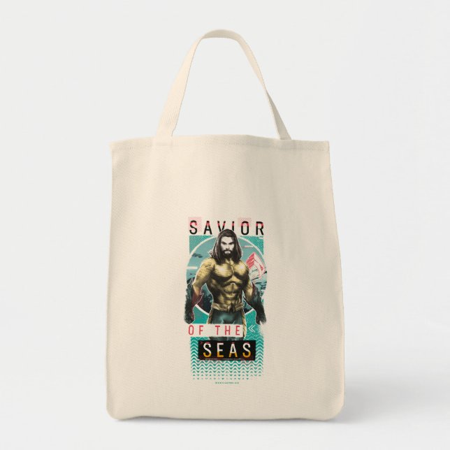 Bolso De Tela Aquaman | Gráfico modernista "Salvador De Mares" (Frente)