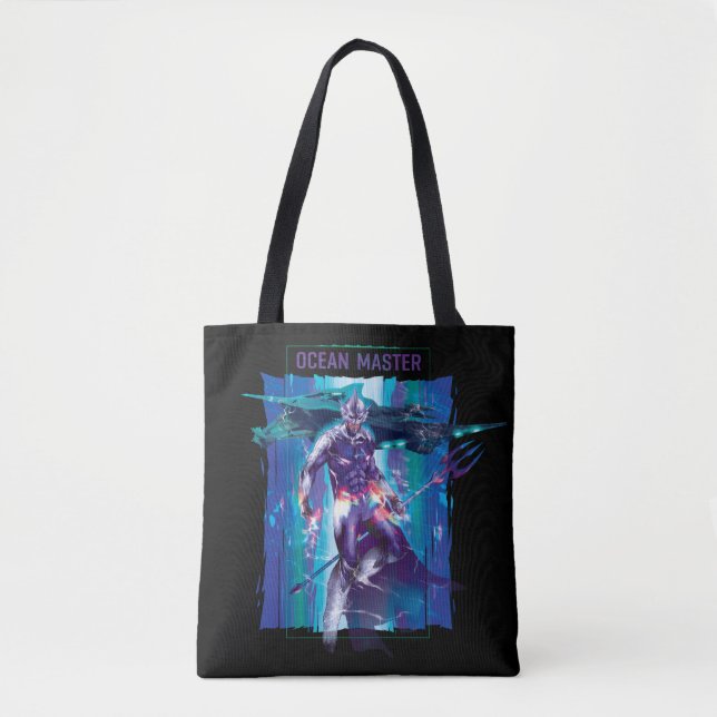 Bolso De Tela Aquaman | Gráfico refractado de Ocean Master King  (Anverso)