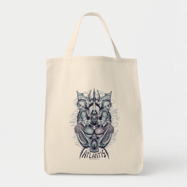 Bolso De Tela Aquaman | Orden del Rey de Atlantis Gráfico (Frente)