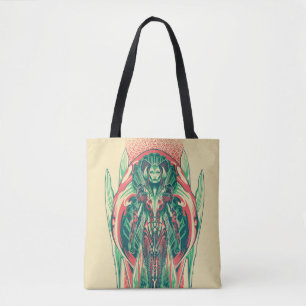 Bolso De Tela Aquaman   Queen Fisherman Art Nouveau Panel
