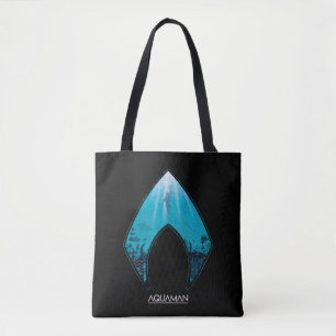 Bolso De Tela Aquaman See Through Aquaman Logo Ocean Graphic