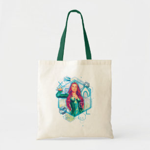 Bolso De Tela Aquaman   Xebel Princess Mera Hexagonal Graphic