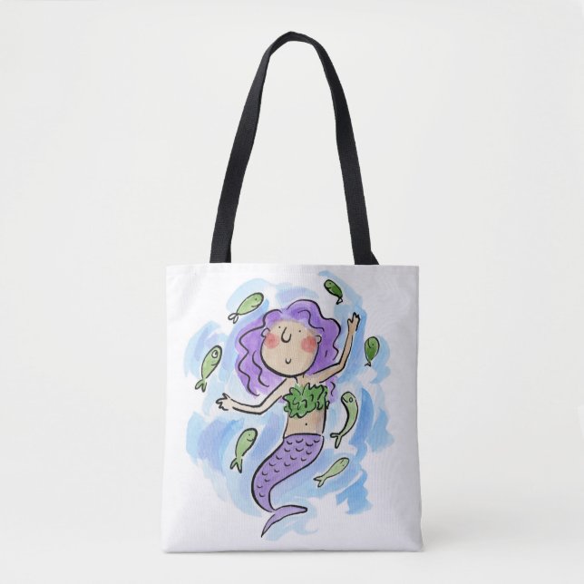 Bolso De Tela Aquarius (Anverso)