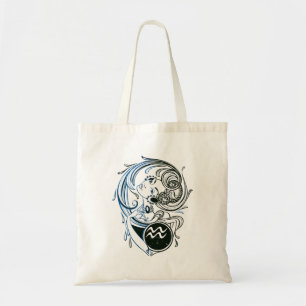 Bolso De Tela Aquarius Art Deco Lady