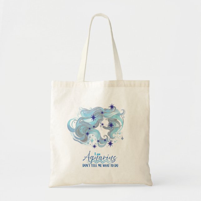 Bolso De Tela Aquarius Chicas Tote Bag (Frente)