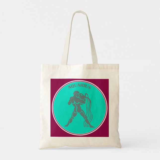 Bolso De Tela Aquarius Tote Bag (Reverso)