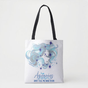 Bolso De Tela Aquarius Tote Bag