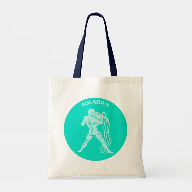 Bolso De Tela Aquarius Tote Bag (Reverso)