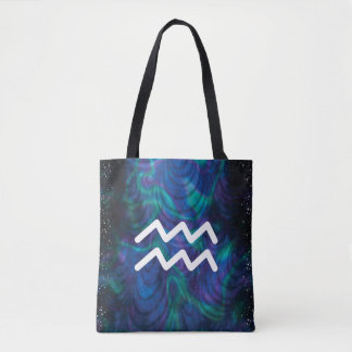Bolso De Tela Aquarius Zodiac Tote Bag