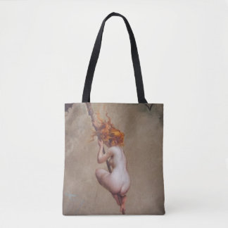 Bolso De Tela Aquelarre gótico espeluznante y Falero celestial