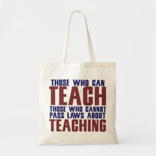 Bolso De Tela Aquellos que pueden enseñar