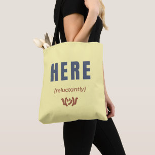 Bolso De Tela Aquí (a regañadientes)