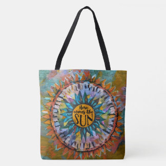 Bolso De Tela Aquí viene el Boho Sunshine del sol