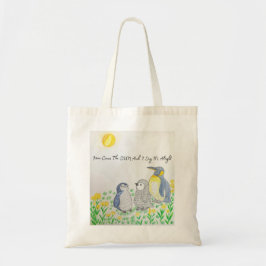 Bolso De Tela Aquí viene el sol y digo que está bien 