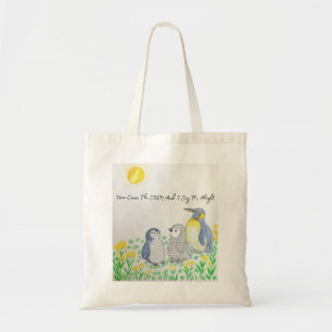 Bolso De Tela Aquí viene el sol y digo que está bien
